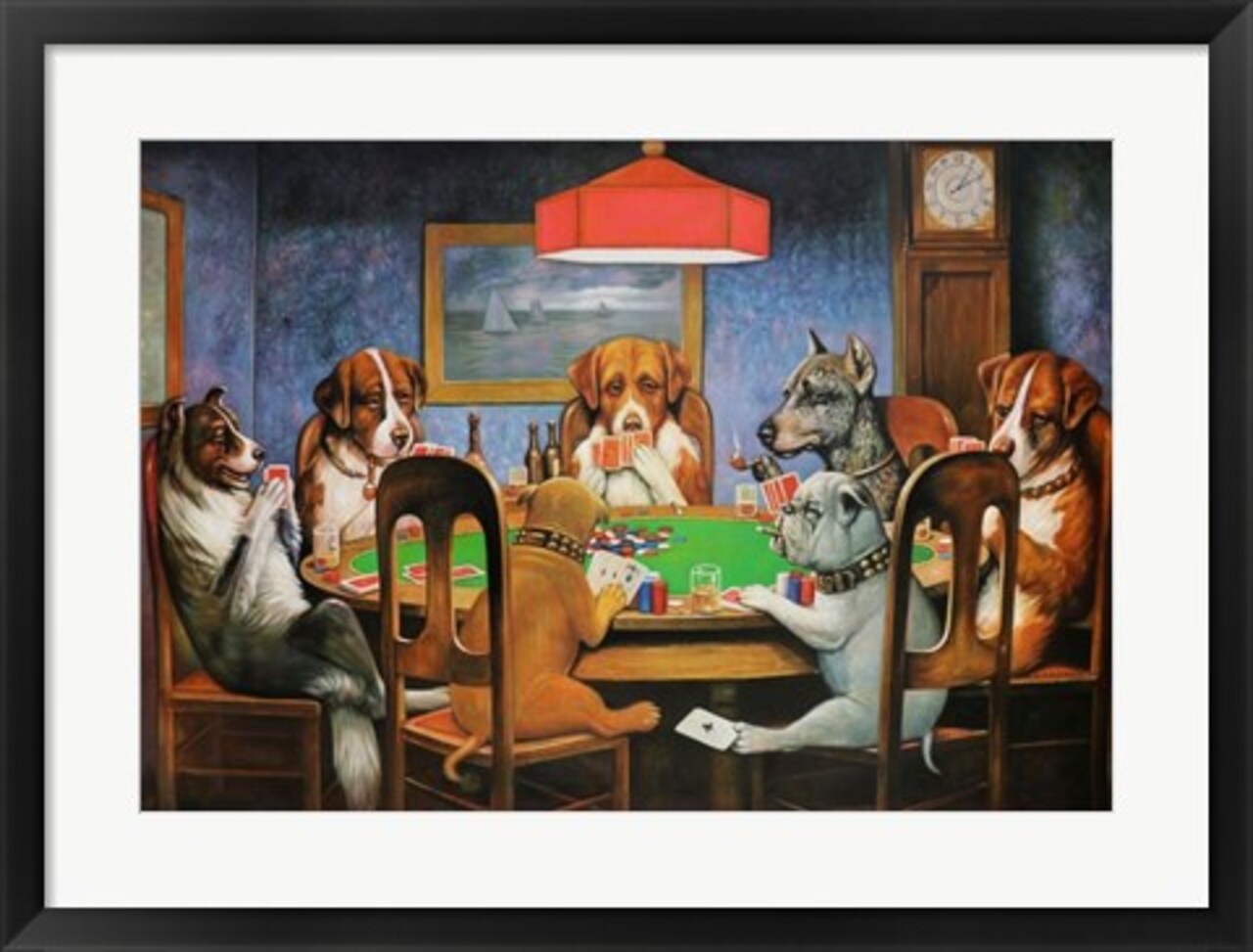 Framed Art A Friend in Need by Cassius Marcellus Coolidge Wall Decor 18x24 Artwork